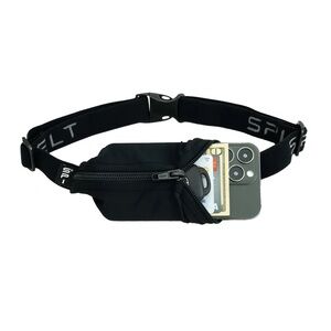 Black Running Waist Pack with Card Pocket